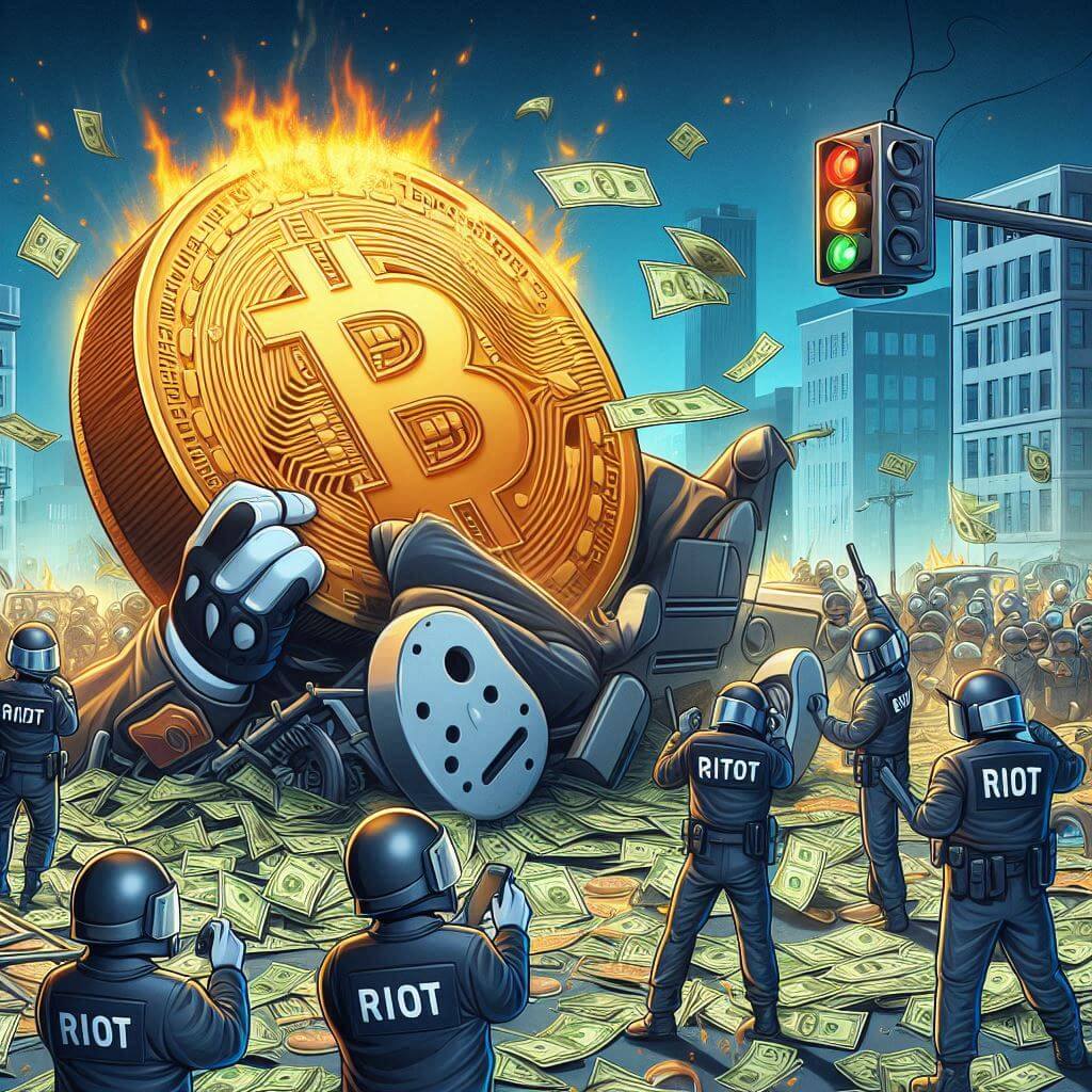 Riot Platforms‘ Bitcoin-Produktion sinkt und verzeichnet 84 Millionen Dollar Verlust
