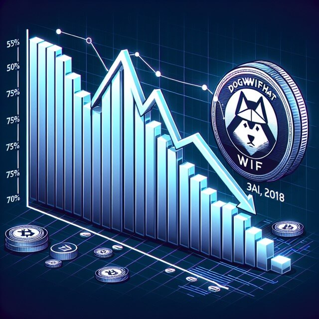 Dogwifhat-Preis fällt um über 75 % seit April-Hoch