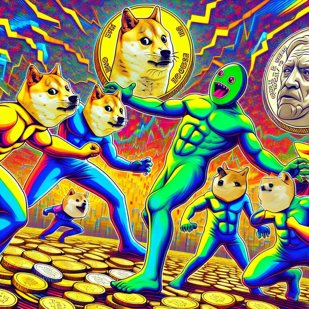 Memecoins im Fokus: Die Chancen von BONK im Vergleich zu DOGE, SHIB und PEPE
