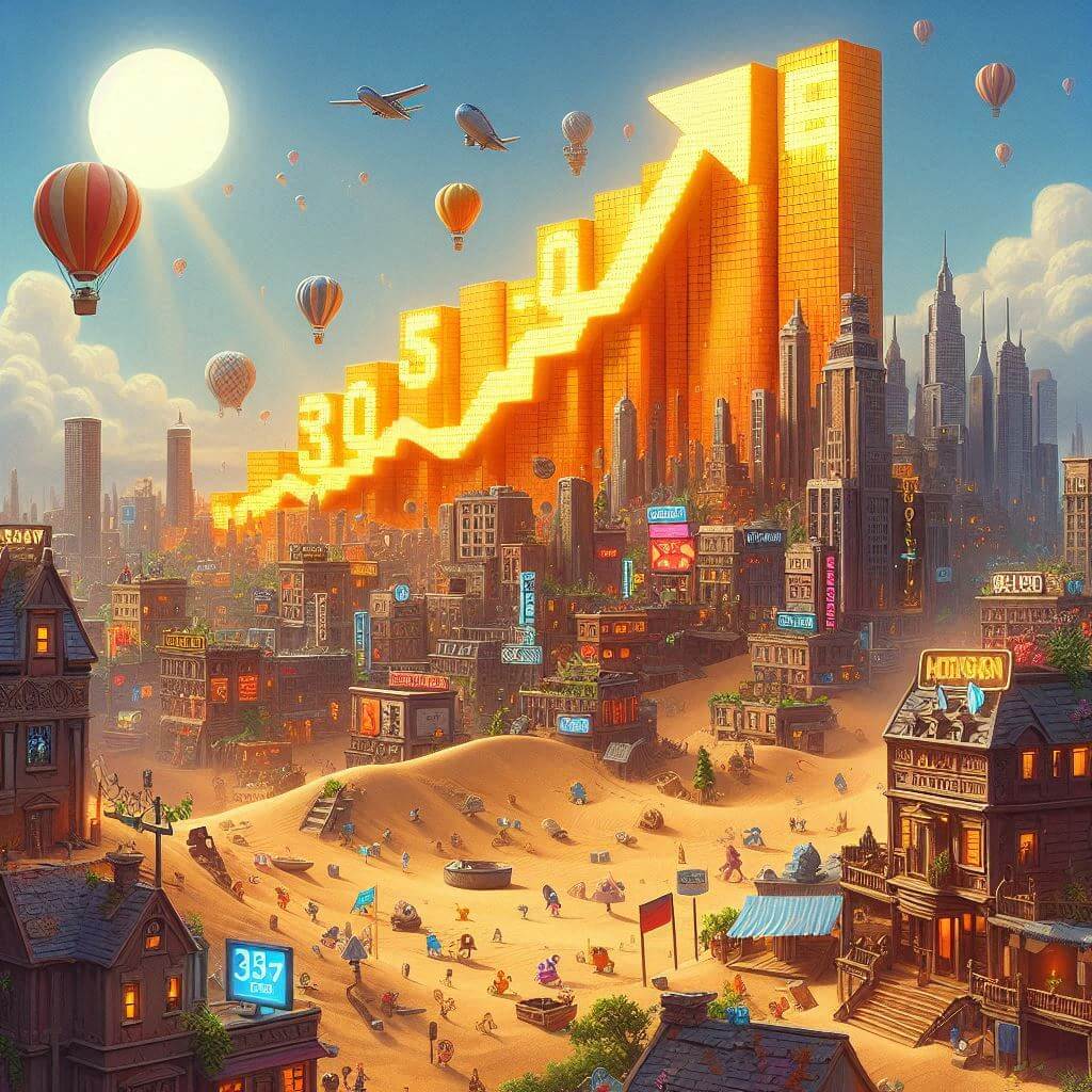 The Sandbox steigt in 24 Stunden um 35 % und erreicht neue Höchststände