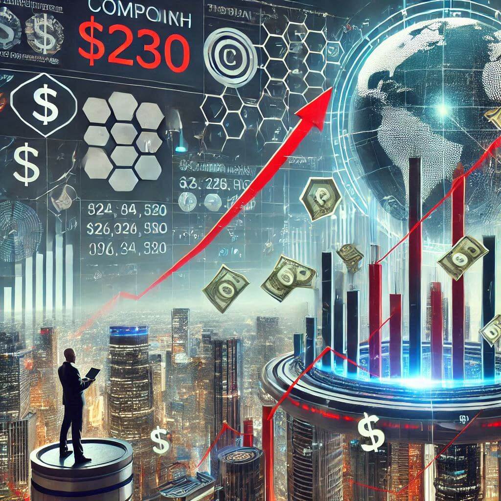 Compound erreicht neues Jahreshoch und visiert $230 an