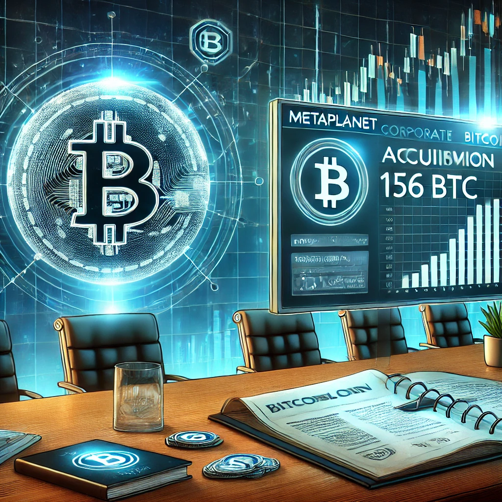 Metaplanet kauft 156 BTC und erhöht seinen Bestand auf 2.391 Bitcoin