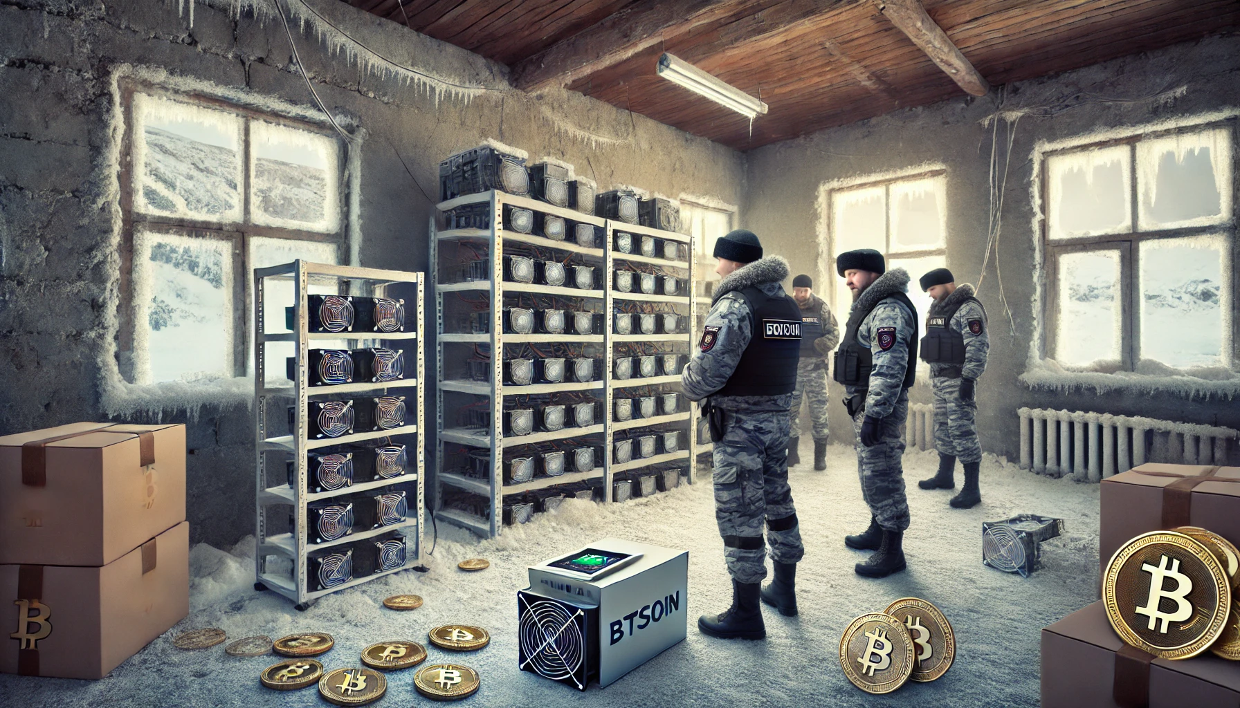 Russische Behörden zerschlagen illegale Mining-Farm in Sibirien