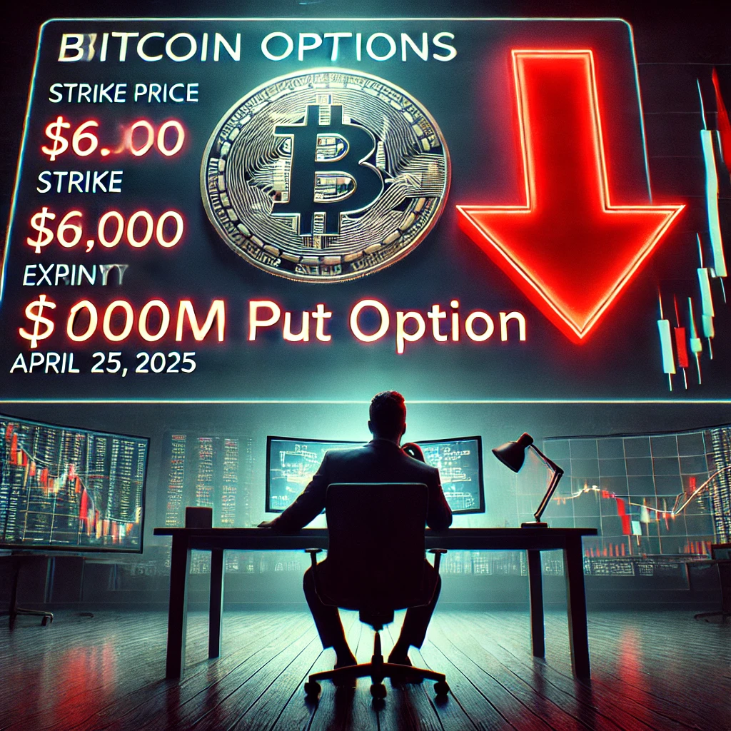 Bitcoin-Put-Option im Wert von 100 Millionen deutet auf möglichen Crash hin