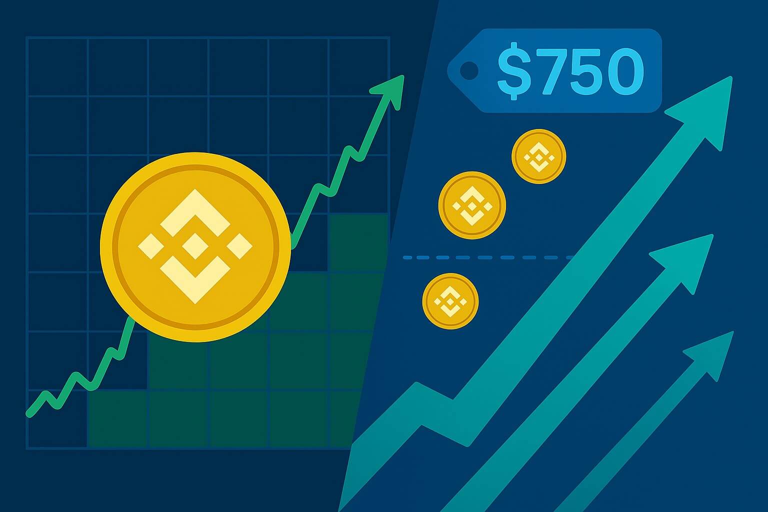 Binance Coin: 750 $-Ziel und die Chance auf eine Rallye