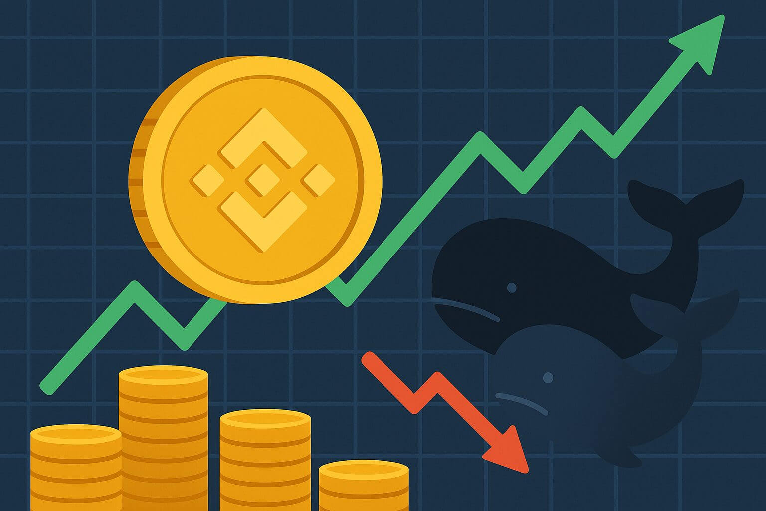 Binance Coin steigt – aber die Whale-Daten erzählen eine andere Geschichte