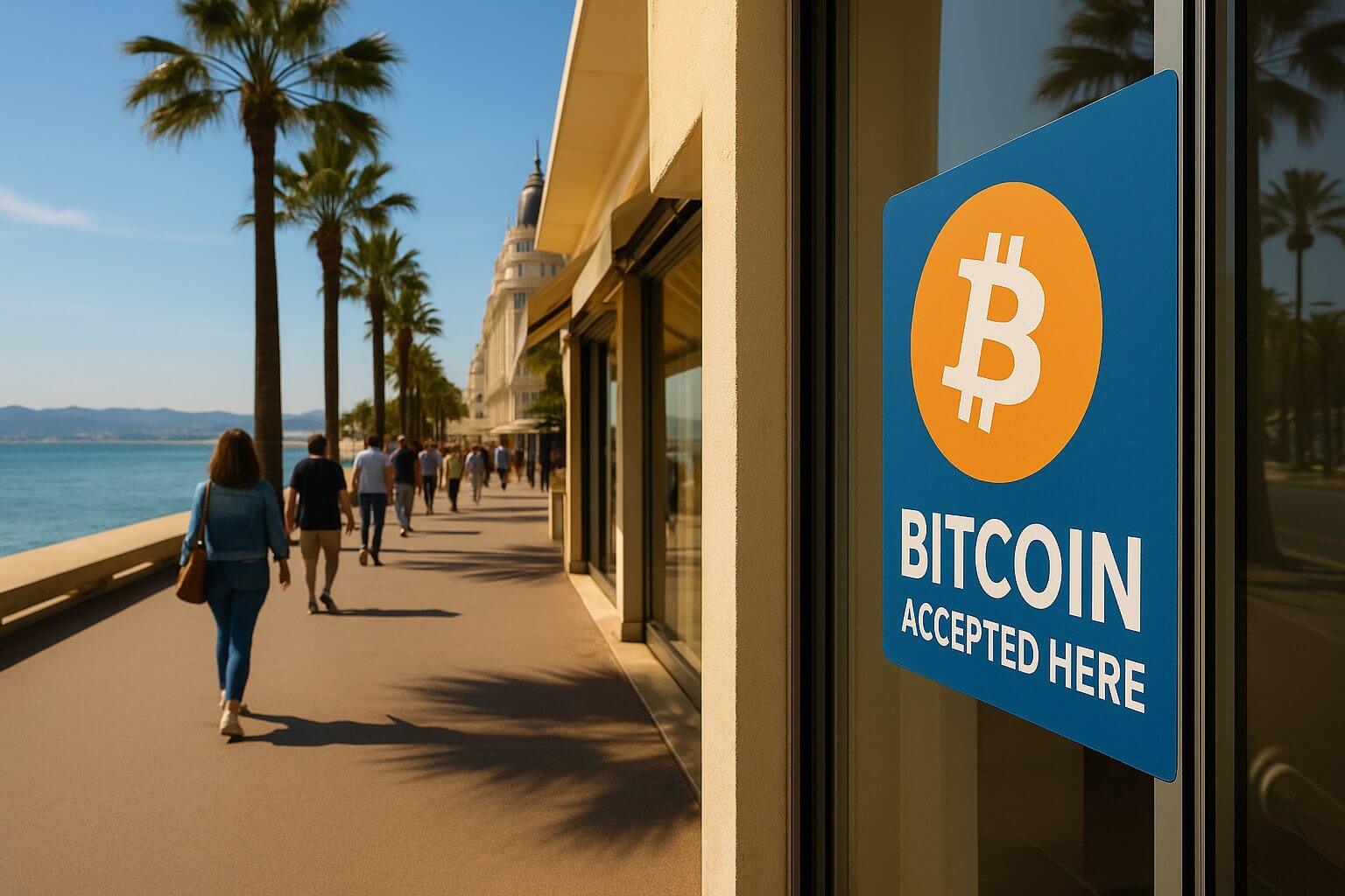 Cannes strebt bis Sommer 2025 nach 90 % Krypto-Akzeptanz