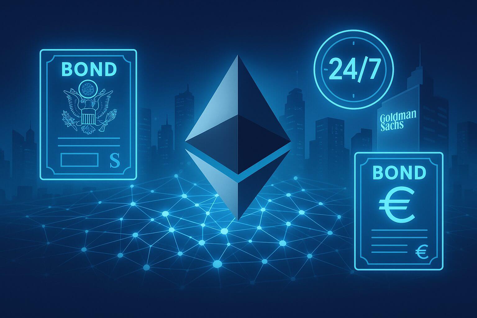 Goldman Sachs setzt auf 24/7-Handel mit tokenisierten Staatsanleihen