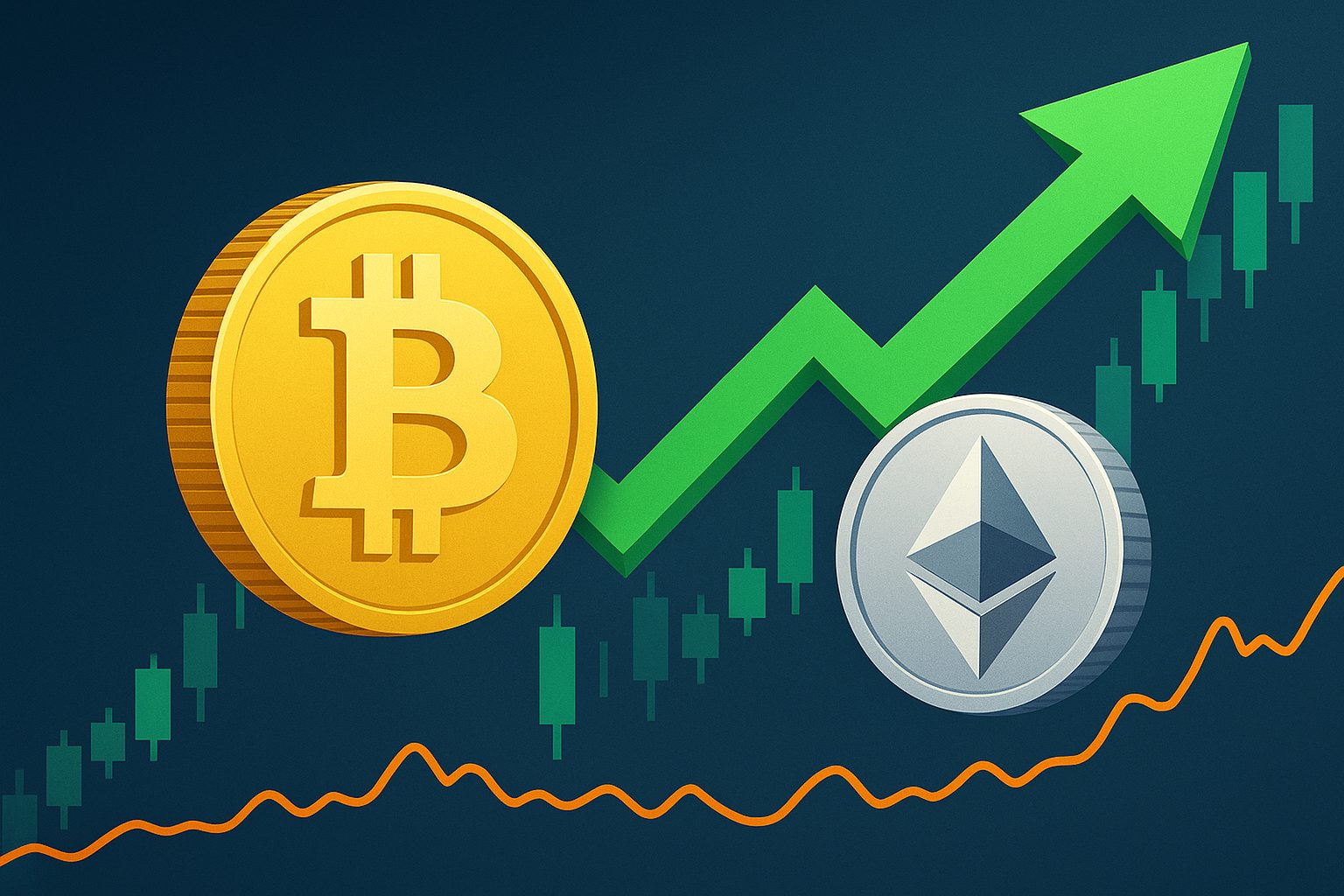Kryptomarkt erwacht zum Leben: Bitcoin und Ethereum steigen weiter