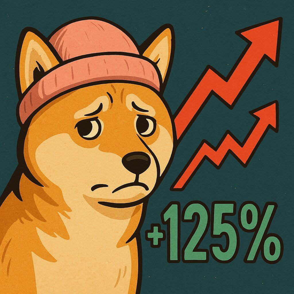 Dogwifhat sorgt trotz 125 % Wochenplus für Besorgnis
