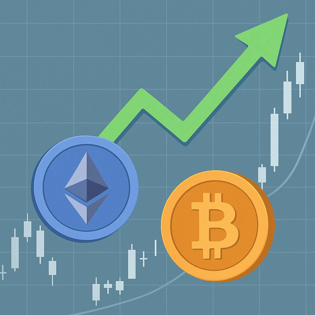 Ethereum steigt, während Bitcoin stagniert – Beginn einer Kapitalrotation?