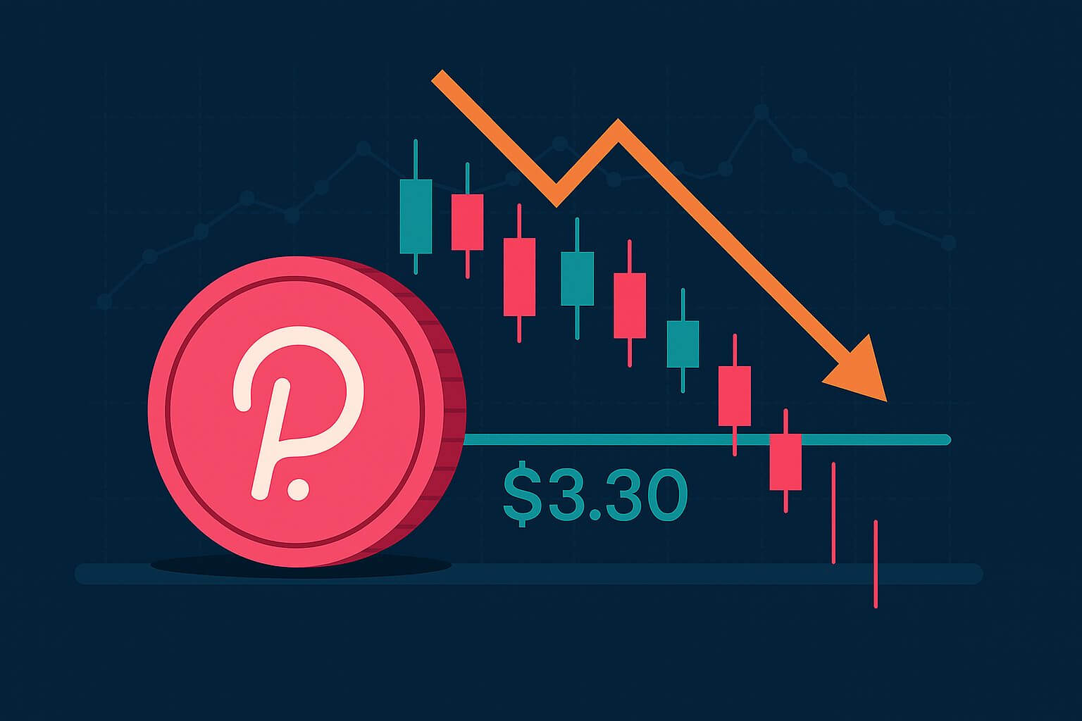 Ist die Polkadot-Unterstützung bei 3,30 $ in Gefahr?