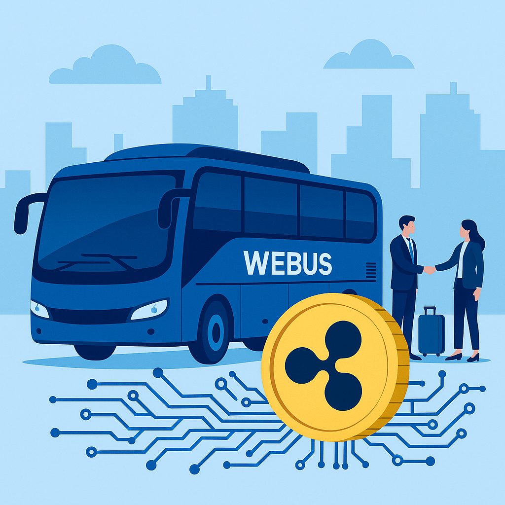 Webus setzt auf XRP und 300 Millionen US-Dollar für Blockchain-Wachstum