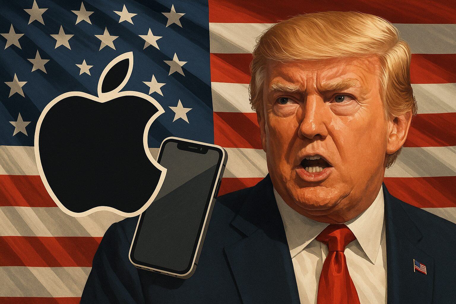Apple-Aktie fällt nach Drohung von Trump