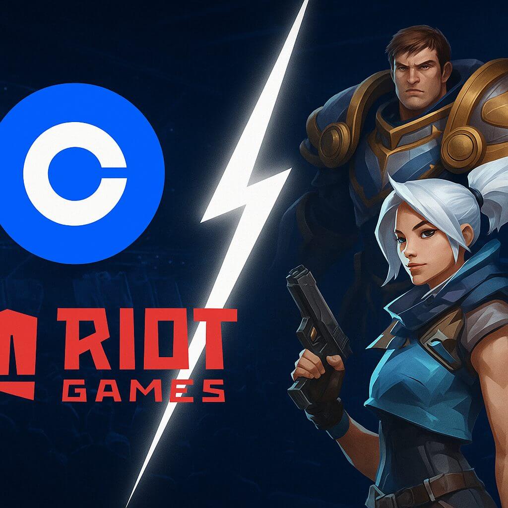 Coinbase setzt voll auf Gaming mit Riot-Partnerschaft