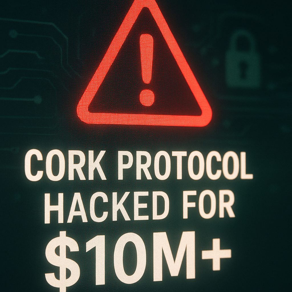 Hack beim Cork Protocol führt zu Verlust von 10 Millionen US-Dollar