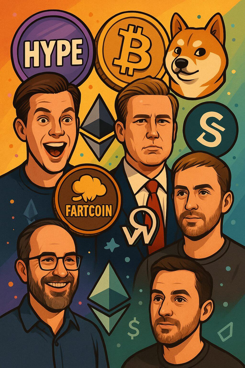 Bekannte Namen bullish gegenüber Krypto: von Bitcoin bis Fartcoin