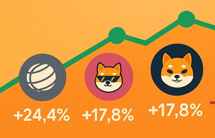 Altcoins steigen stark, während Bitcoin stabil bleibt