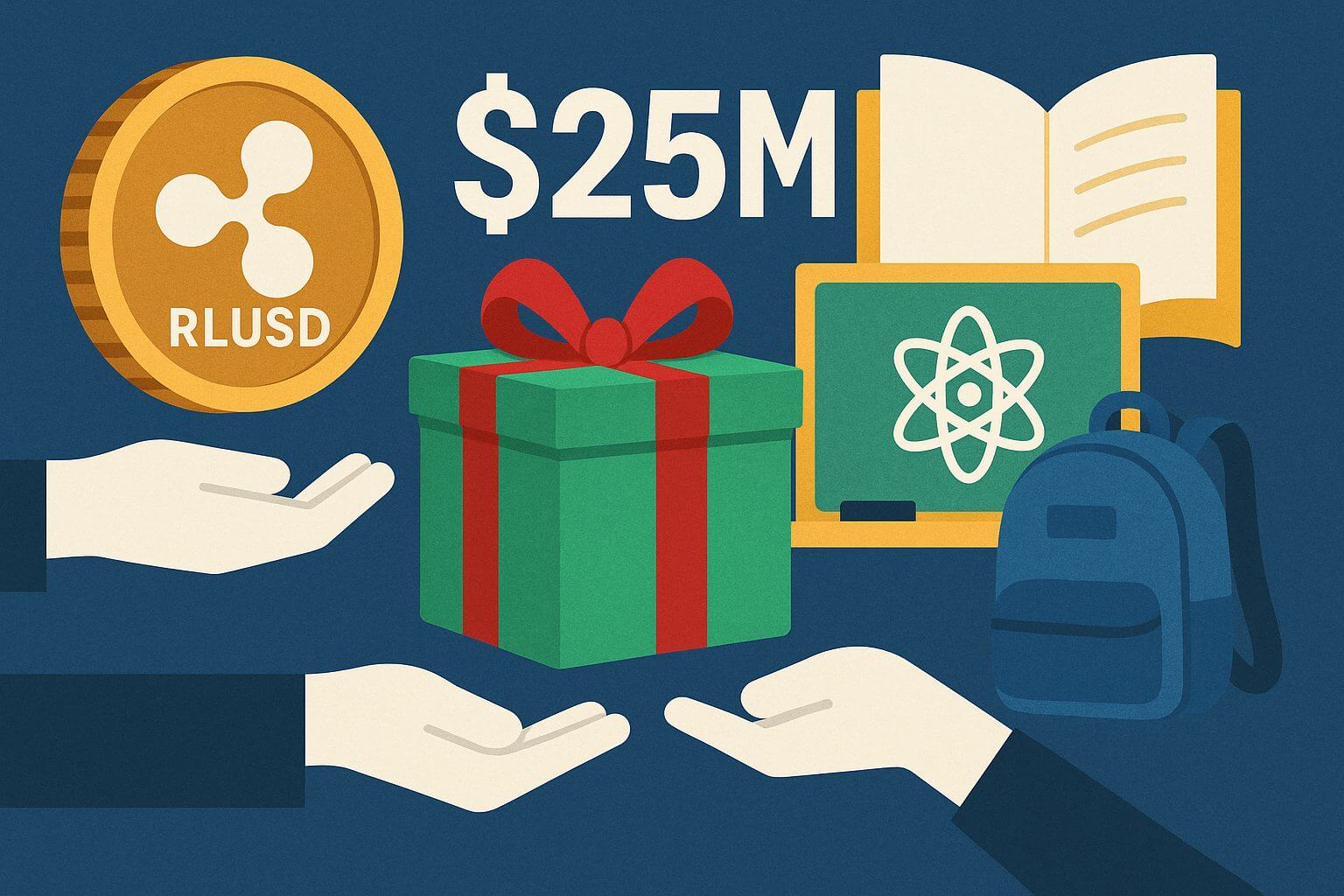 Ripple spendet 25 Millionen US-Dollar in Stablecoin an US-Schulprojekte