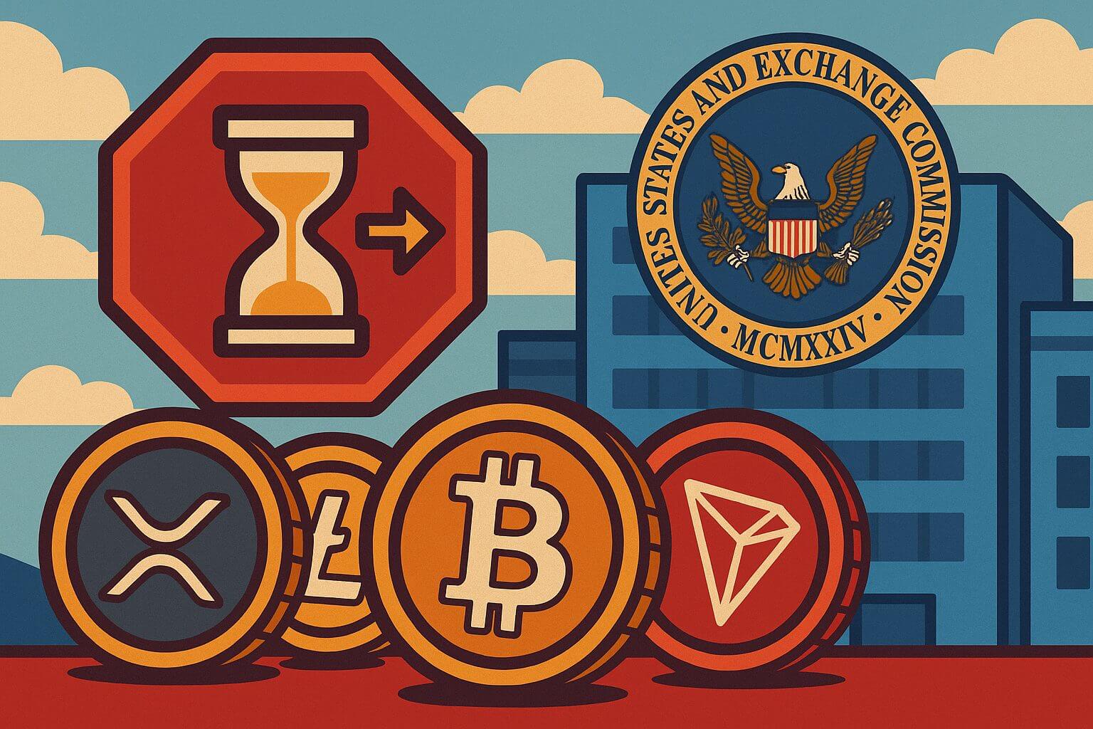 SEC verschiebt Krypto-ETFs erneut: XRP und Litecoin auf unbestimmte Zeit vertagt