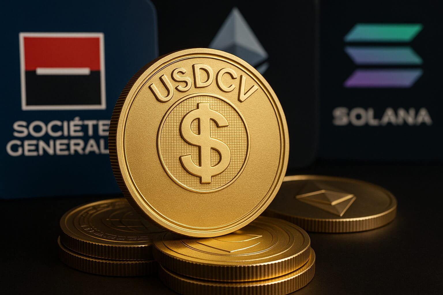 Französische Großbank bringt eigenen Dollar-Stablecoin auf Ethereum und Solana heraus