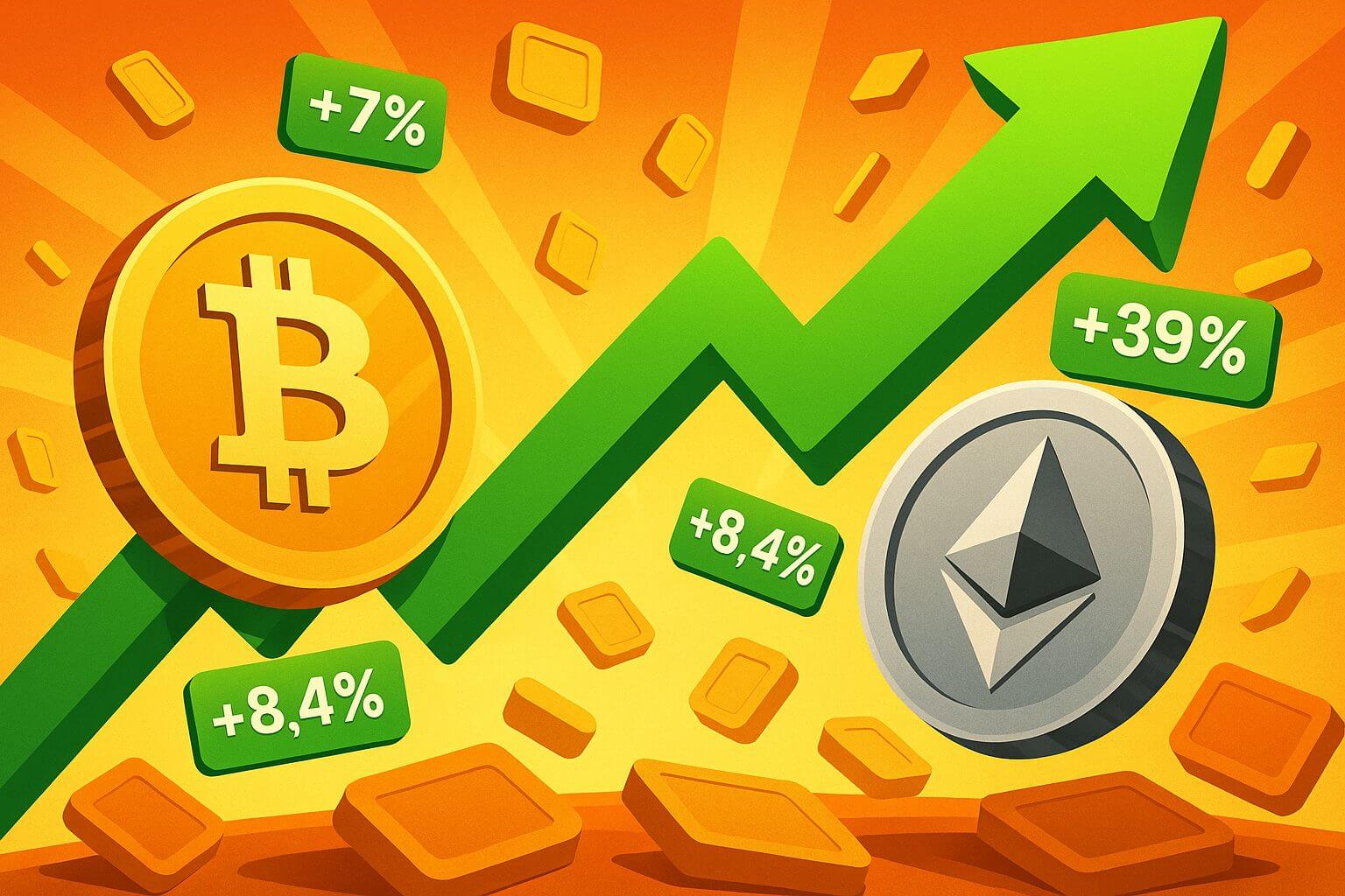 Bitcoin-Kurs schießt über 105.000 $, Altcoins folgen mit starken Gewinnen