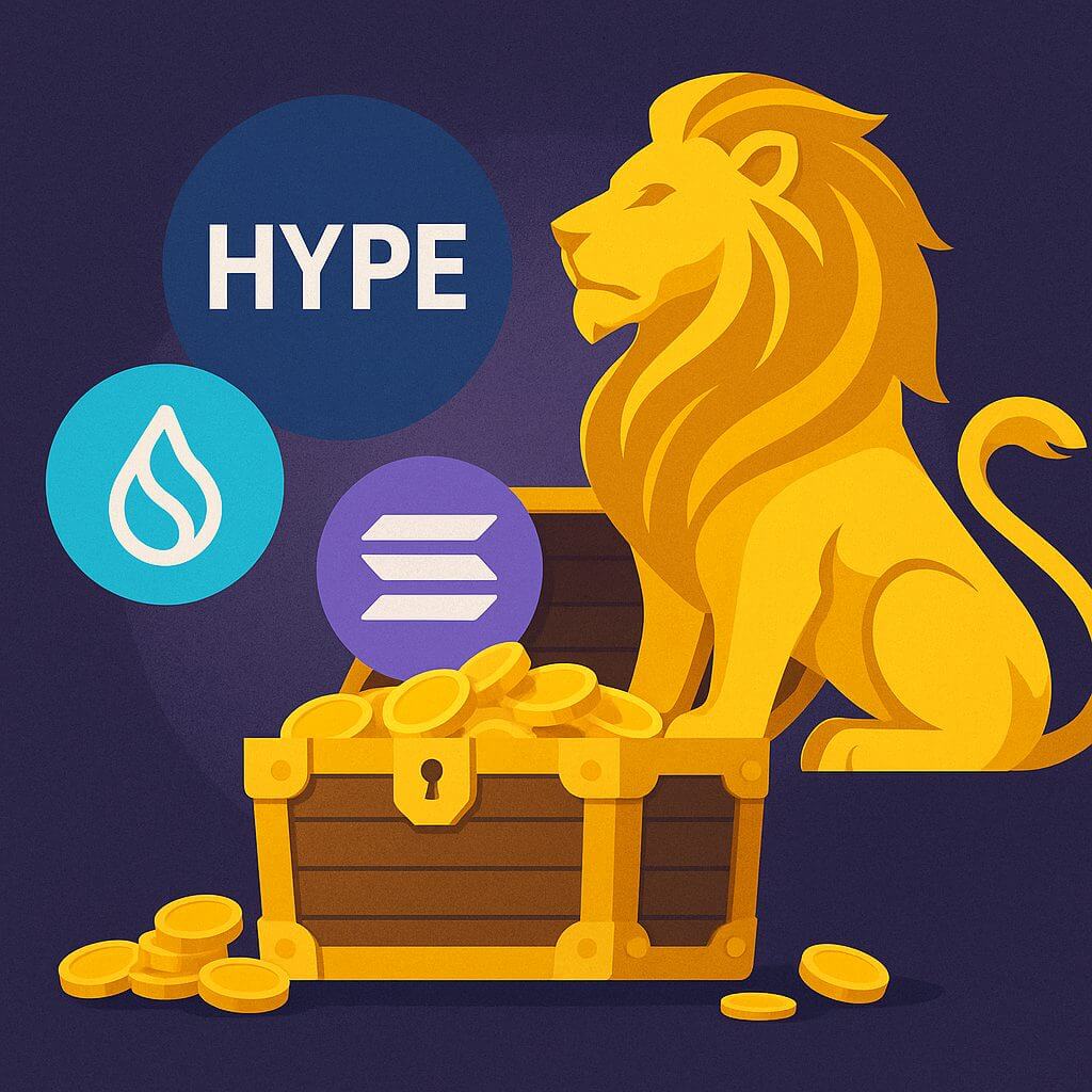 Lion Group startet HYPE-Treasury im Wert von 600 Millionen US-Dollar mit Solana und Sui