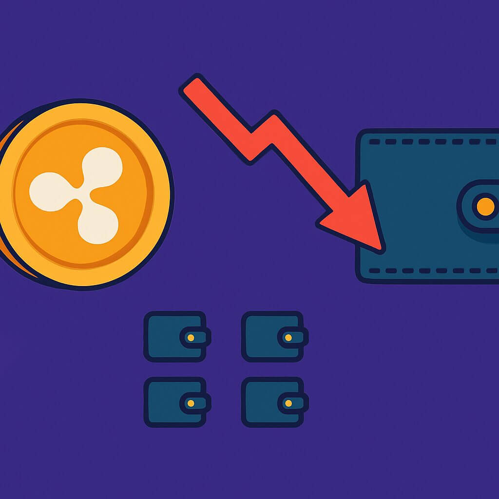 Aktivität im XRP-Netzwerk bricht ein – Kurs bleibt stabil