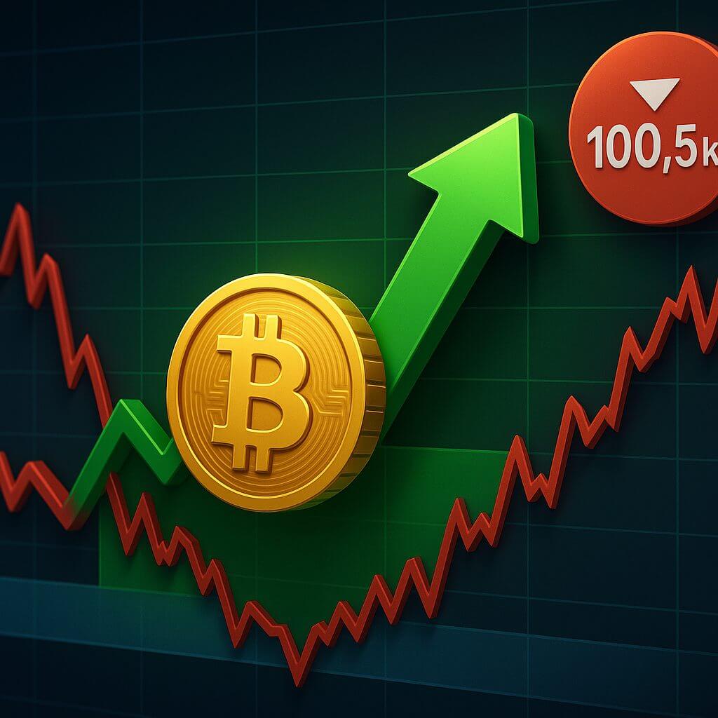 Bitcoin erholt sich nach Liquiditätsrutsch unter 100.000 US-Dollar