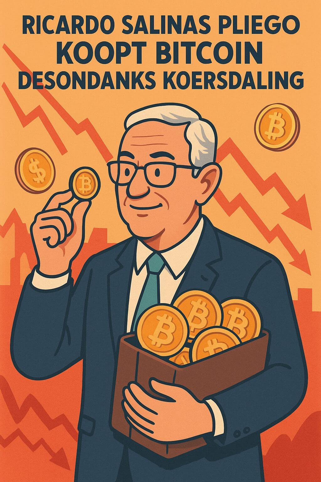 Milliardär Ricardo Salinas investiert 70 % seines Vermögens in Bitcoin