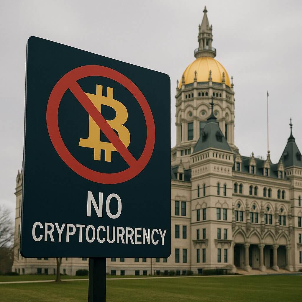 Connecticut verabschiedet neues Gesetz: Krypto bei Regierung komplett ausgeschlossen
