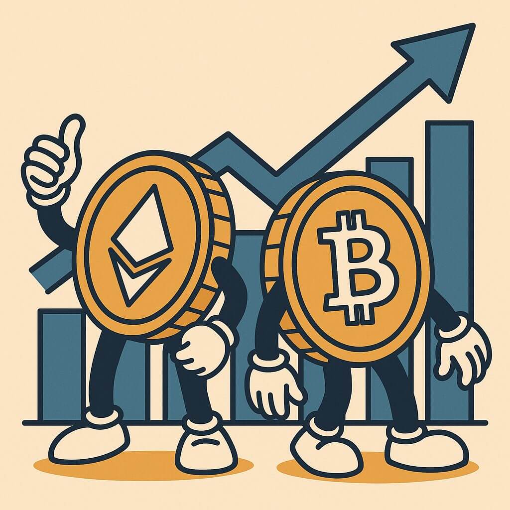 Ethereum zieht 321 Millionen US-Dollar an, während Bitcoin Abflüsse verzeichnet