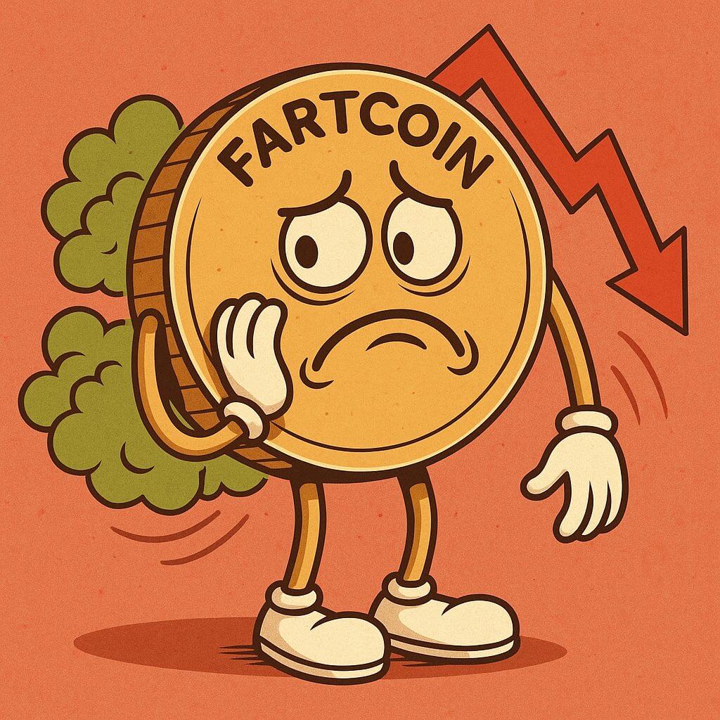 Fartcoin fällt um 11 %, nähert sich aber starker Unterstützungszone