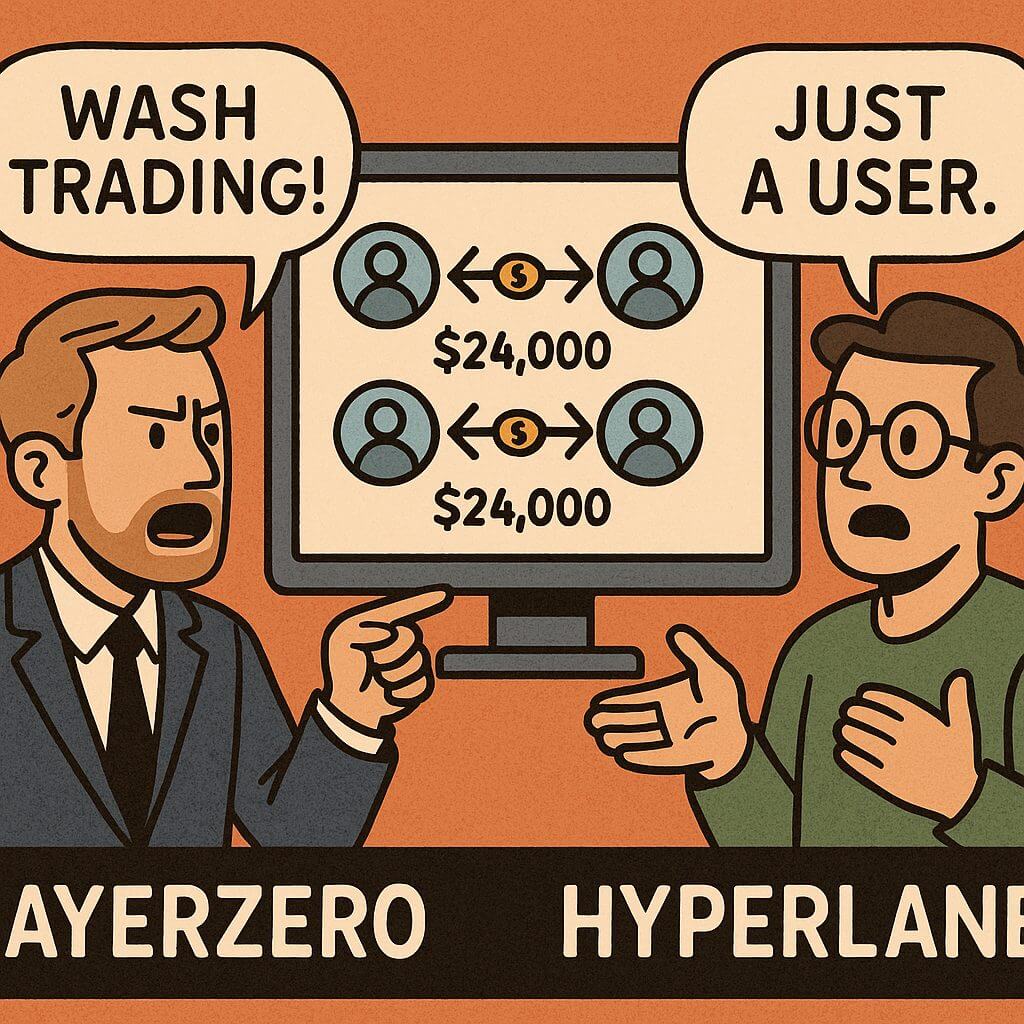 LayerZero und Hyperlane streiten über Fake-Volumen
