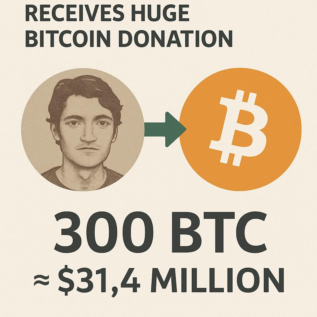 Ross Ulbricht erhält BTC-Spende in Höhe von 300 Bitcoin – rund 31 Millionen US-Dollar