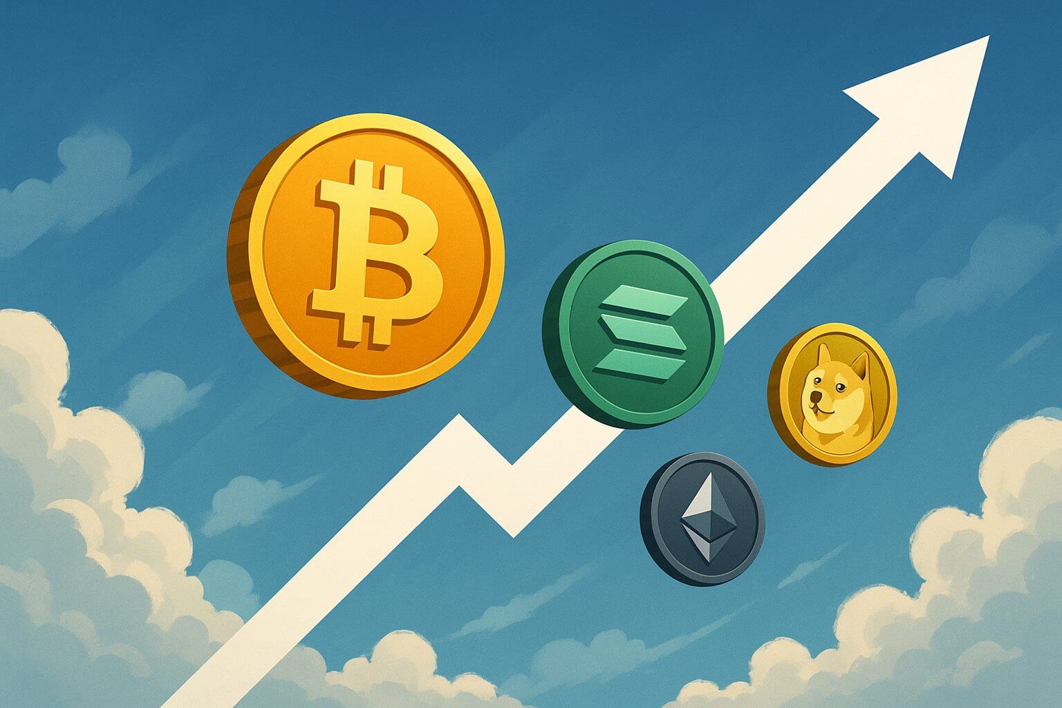 Bitcoin und Ethereum steigen – aber ohne extreme Bewegungen