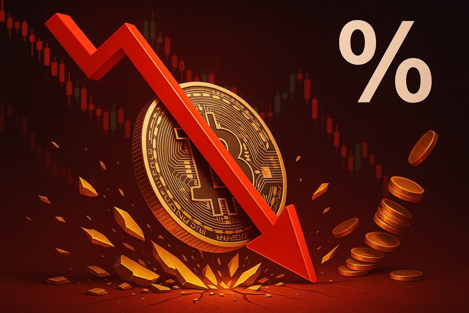Bitcoin fällt unter 100.000 € – 529 Millionen US-Dollar liquidiert