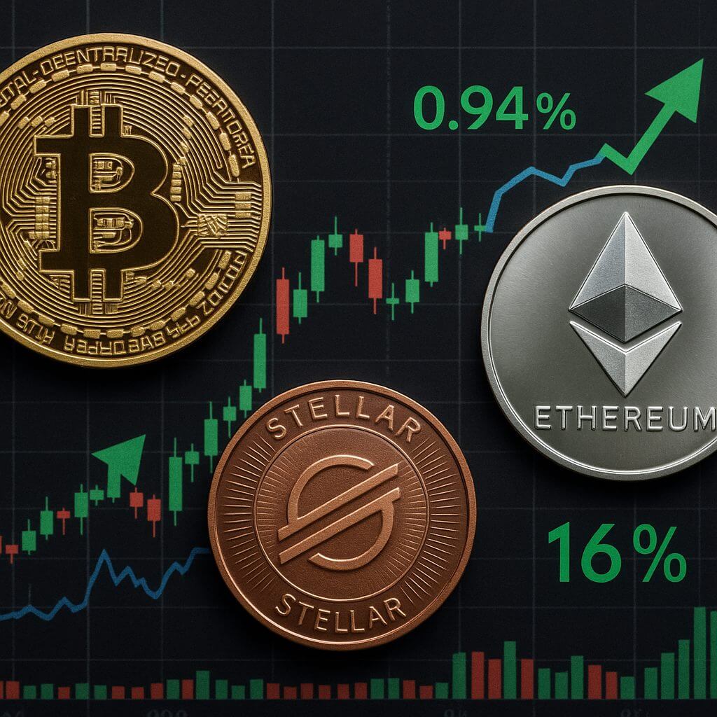 Bitcoin stabil – Stellar (XLM) überrascht mit stärkstem Kurssprung des Tages