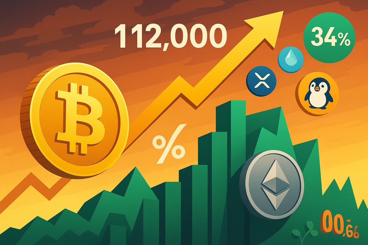 Neues Allzeithoch für Bitcoin, Altcoins ziehen kräftig mit