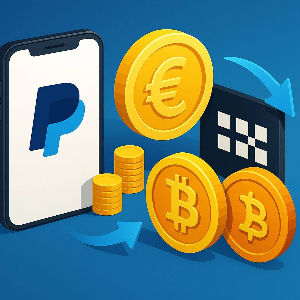 Jetzt auch Kryptowährungen mit PayPal bei OKX kaufen