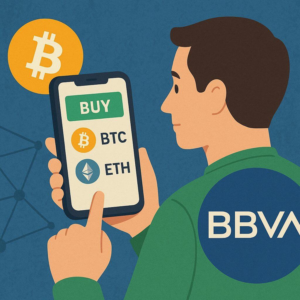 Spaniens Bank BBVA startet Krypto-Dienstleistungen für Privatkunden