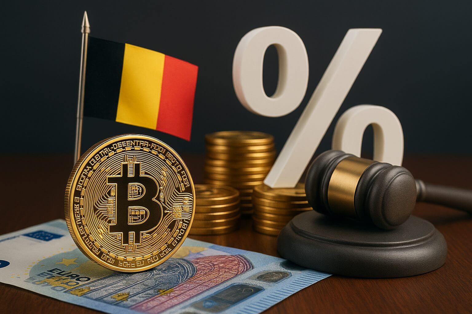 Belgien führt ab 2026 10 % Steuer auf Krypto und Aktien ein