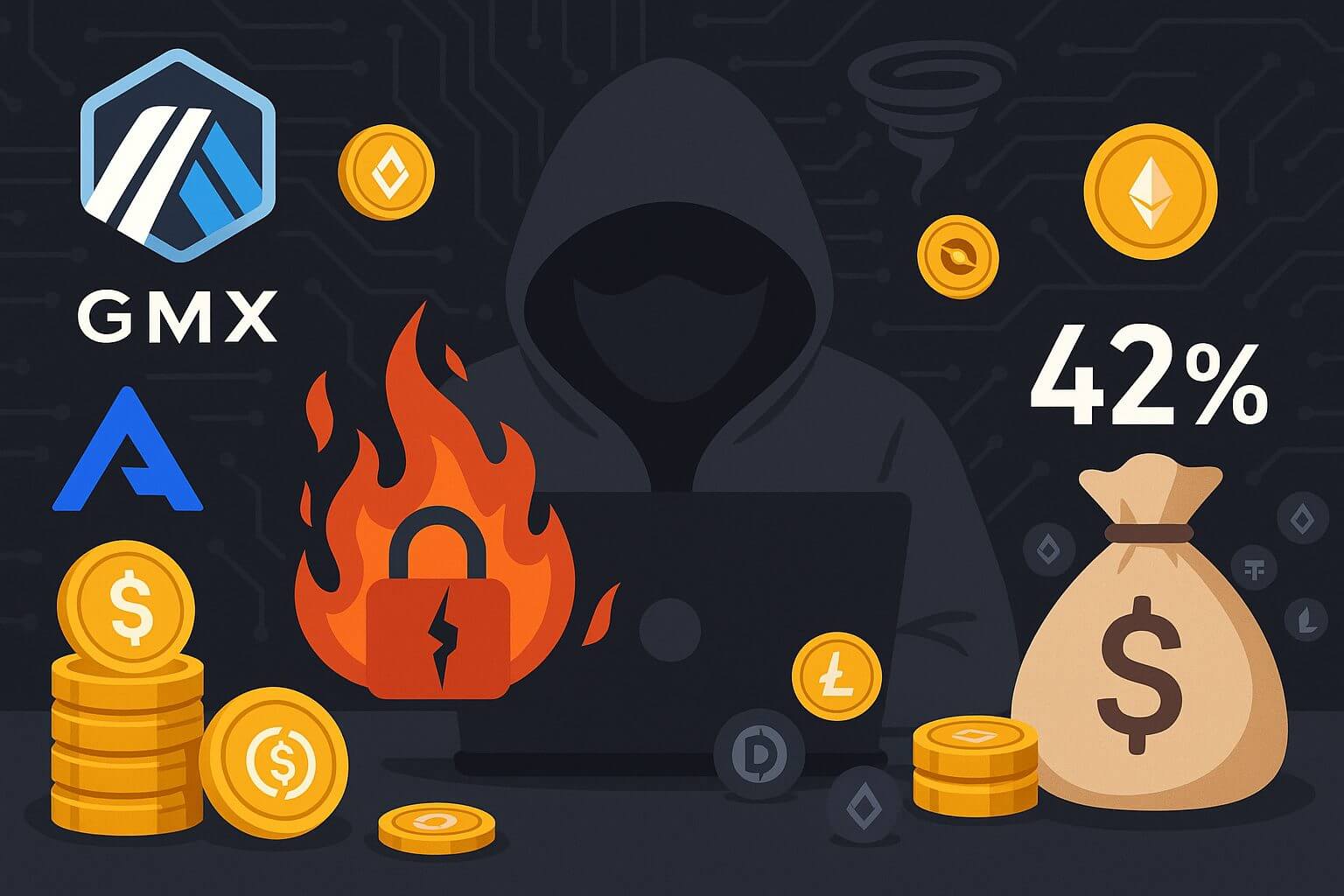 GMX Opfer eines Hacks in Höhe von 42 Millionen US-Dollar auf Arbitrum