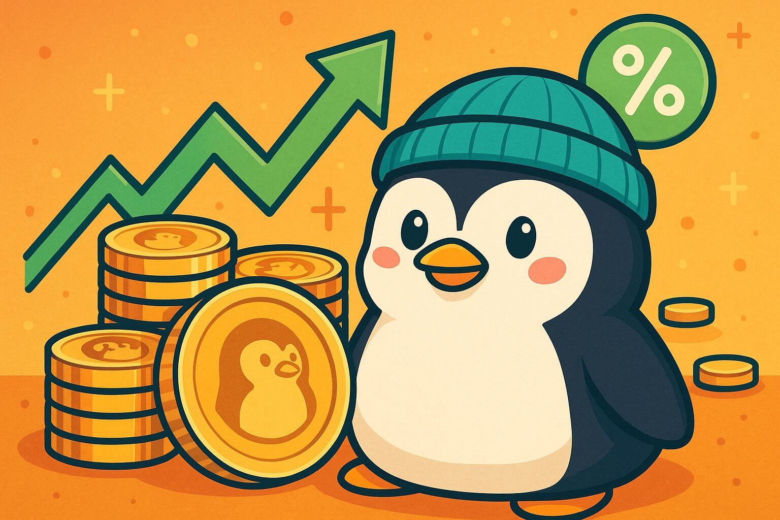 PENGU steigt nach ETF-Gerüchten und NFT-Hype um 60 %