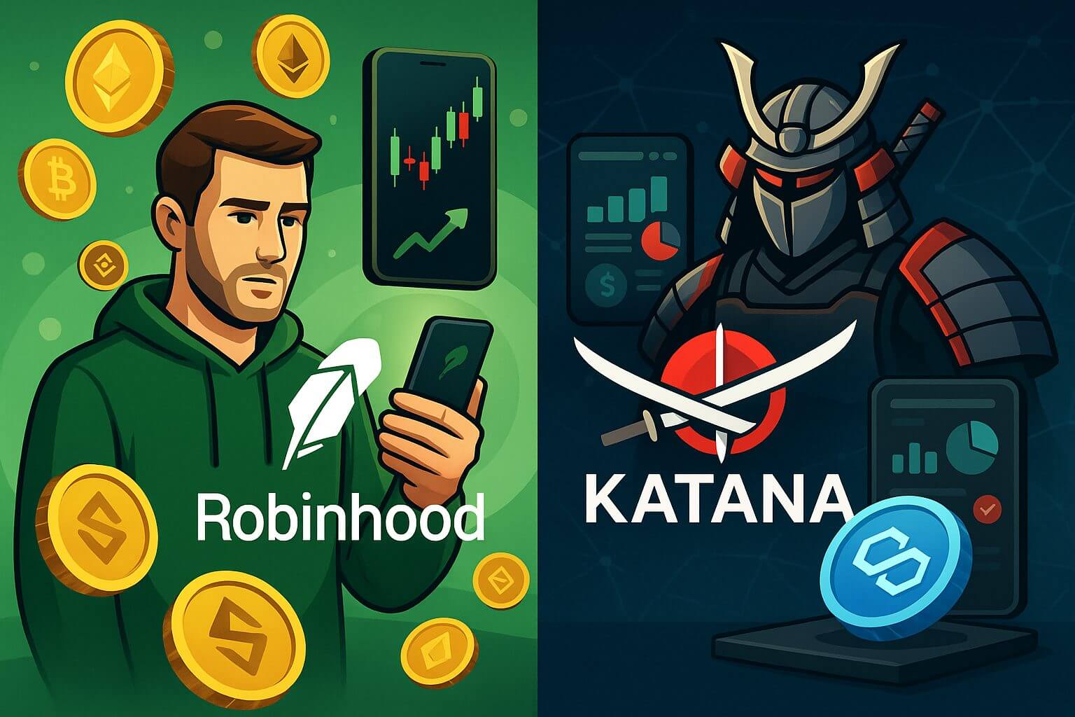 Robinhood baut Krypto-Imperium auf, Katana revolutioniert DeFi