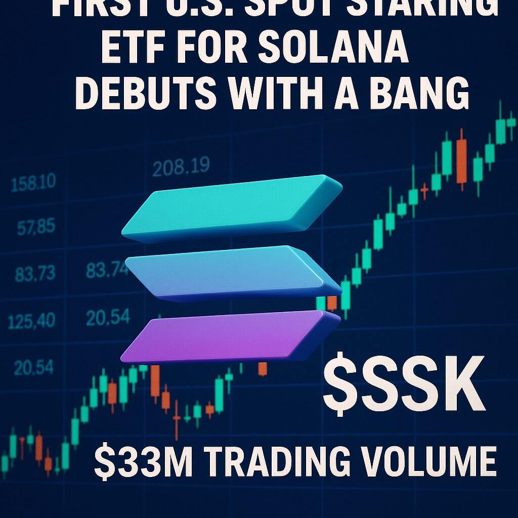 Erster Solana Staking-ETF in den USA bricht bei Handelsstart Rekorde