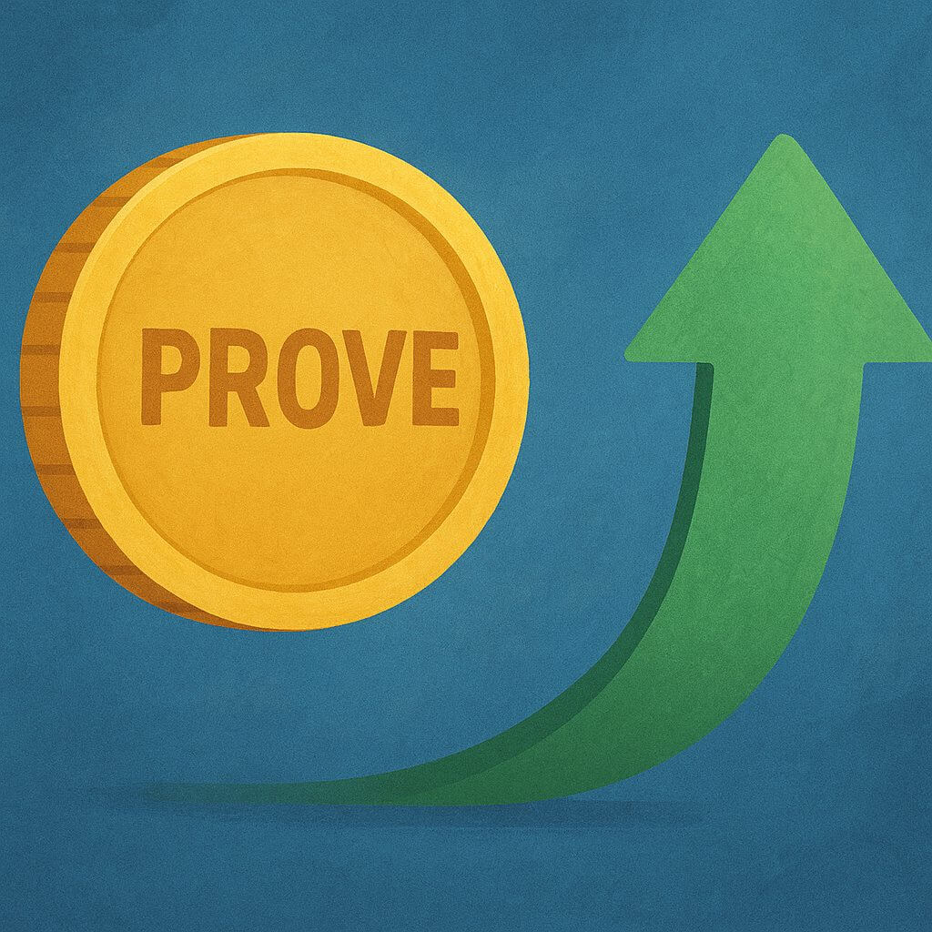 Altcoin PROVE zeigt Marktpotenzial mit enormem Wachstum