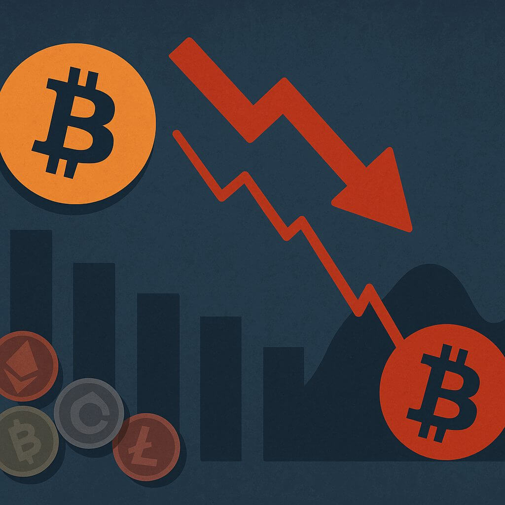 Krypto im roten Bereich: Bitcoin und Ethereum erleiden deutliche Verluste