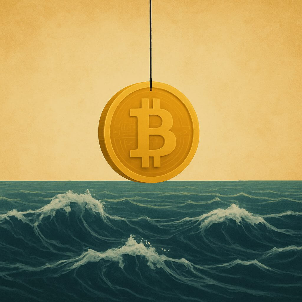 Bitcoin balanciert über kritischer Liquiditätszone