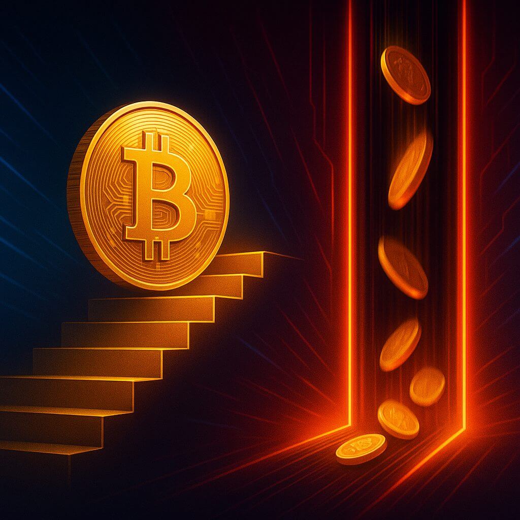 Bitcoin fällt auf 118.000 $ nach schneller Korrektur vom Allzeithoch